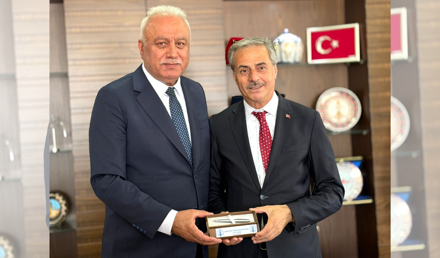 Başkan Alemdar’dan SESOB’a hayırlı olsun ziyareti