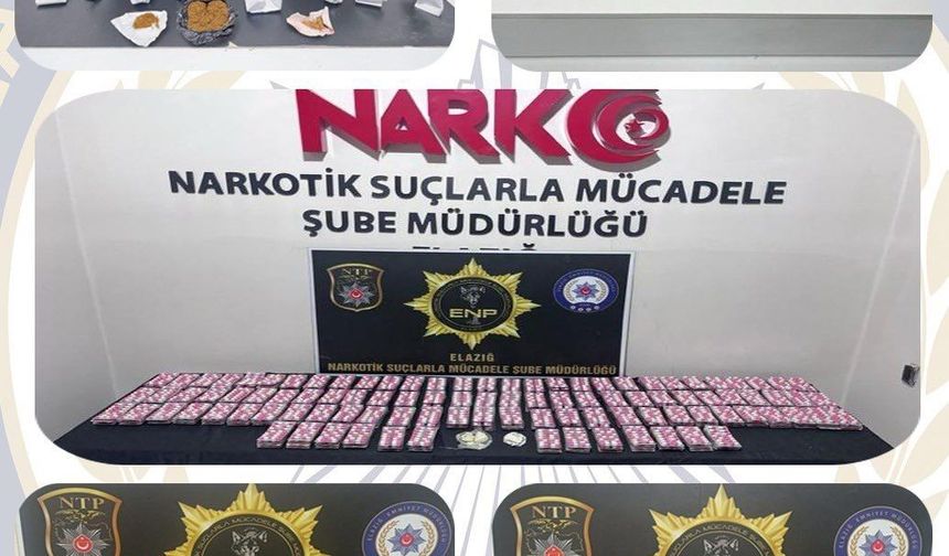 Elazığ'da uyuşturucu operasyonları: 7 tutuklama