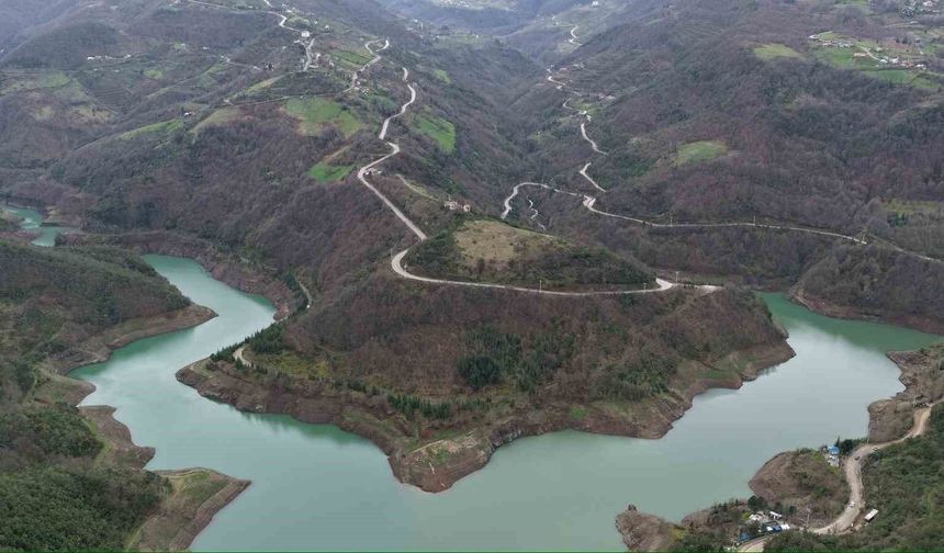 Kocaeli'nin içme suyu kaynağı Yuvacık Barajı'nda yüz güldüren doluluk