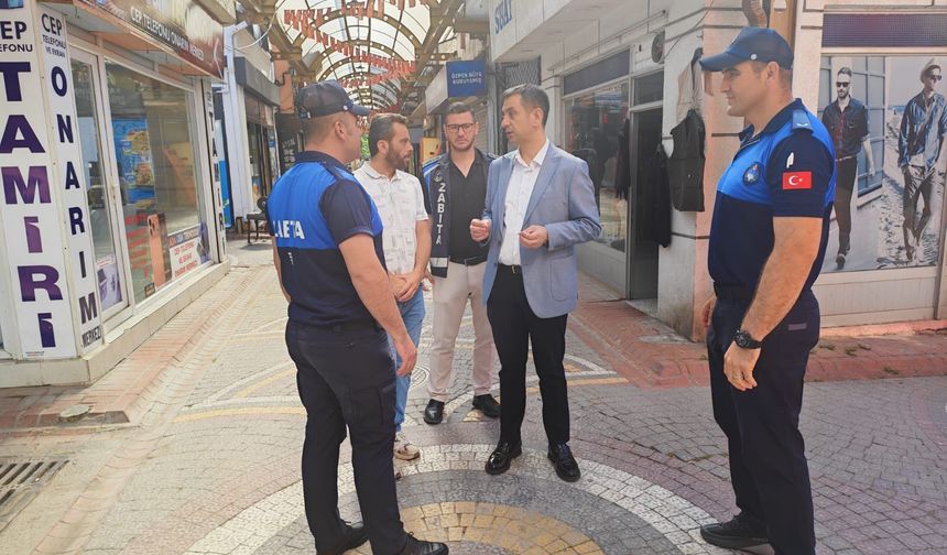 Başkan Akın çalışmaları yerinde inceledi