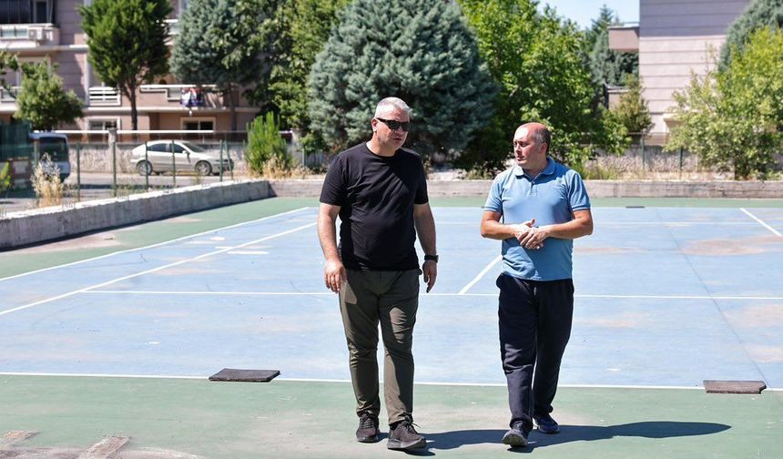 Serdivan'da gençlere müjde:Arabacıalanı'na yeni tenis ve padel tesisi
