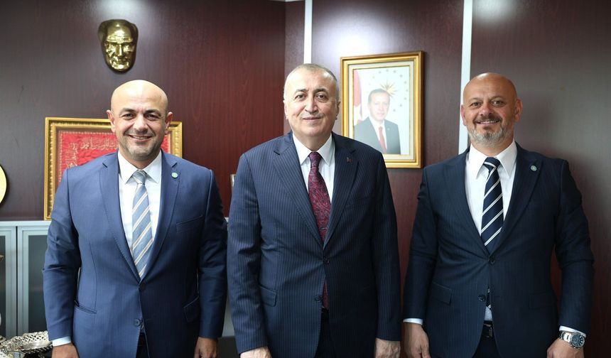 Kılıçaslan ve Sarıoğlu’ndan Balcı’ya ziyaret