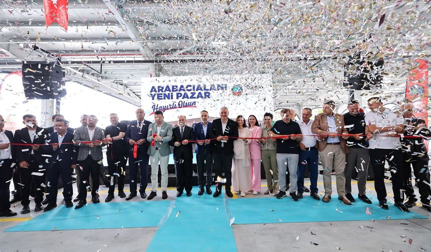 Arabacıalanı Yeni Pazar Yeri hizmete açıldı