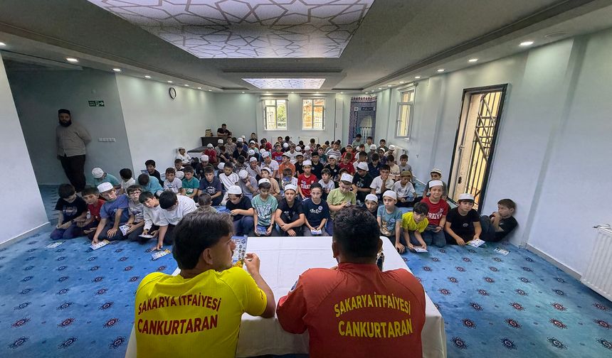 Büyükşehir cankurtaranlarından çocuklara hayat kurtaran eğitim