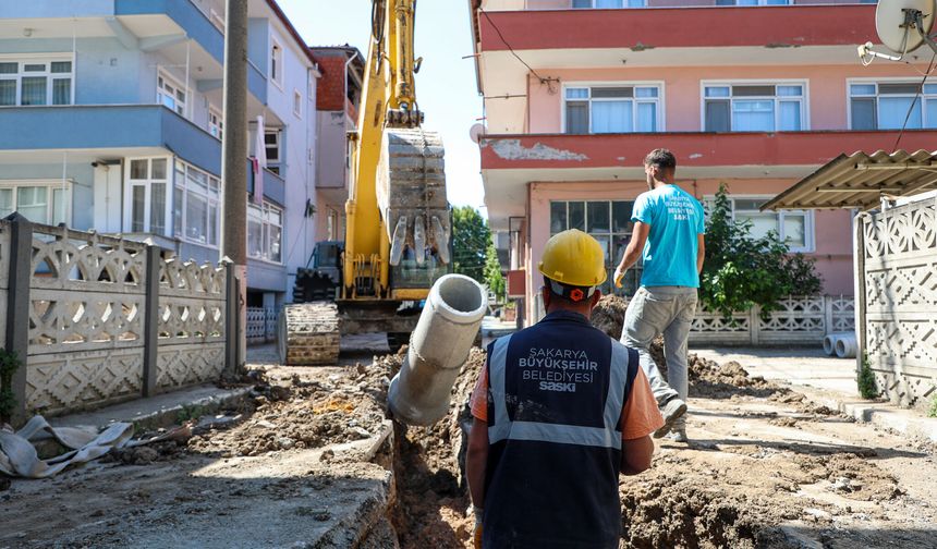 SASKİ, İstiklal Mahallesi’nin yağmur suyu altyapısını güçlendiriyor