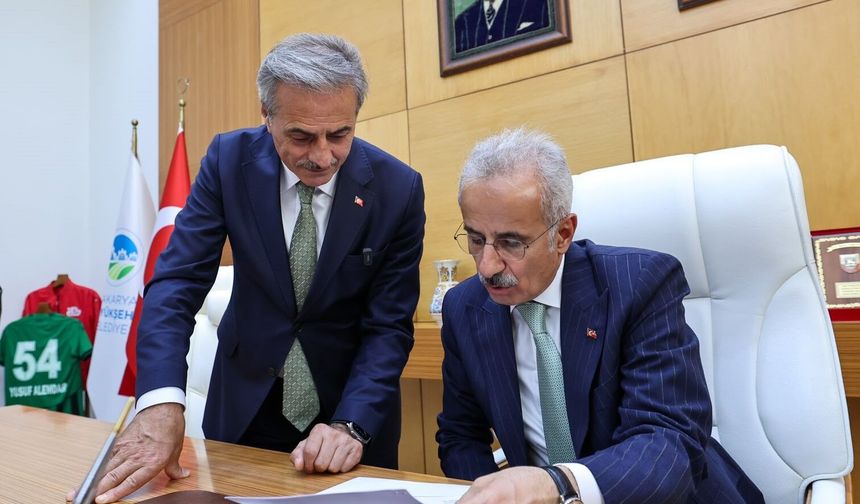Bakan Uraloğlu Büyükşehir’e müjdeyle geldi! "Bu yıl başlıyor”