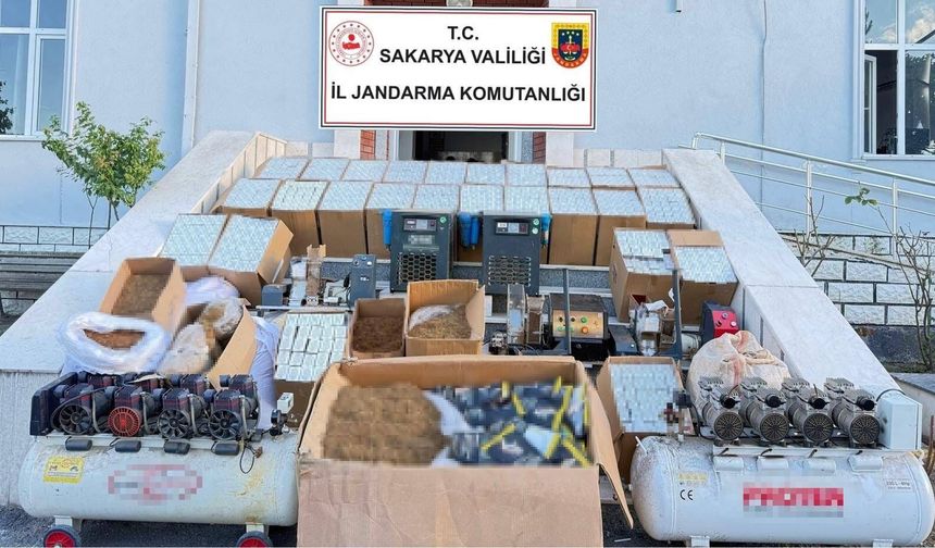 Jandarmadan 1 tonluk tütün operasyonu!