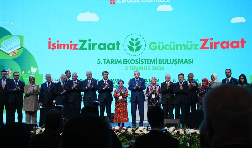 Cumhurbaşkanı Erdoğan, 'Ziraat Bankası 5. Tarım Ekosistemi Buluşması'nda konuştu: (3)