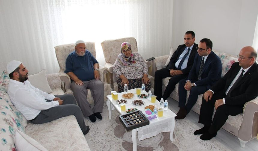 Kırklareli Cumhuriyet Başsavcısı Taşkoparan'dan, 15 Temmuz Gazisi Altıntaş'a ziyaret