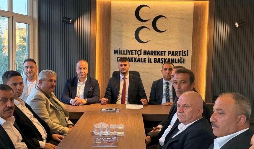MHP Çanakkale İl Başkanı Altınkaya gazetecilerle buluştu