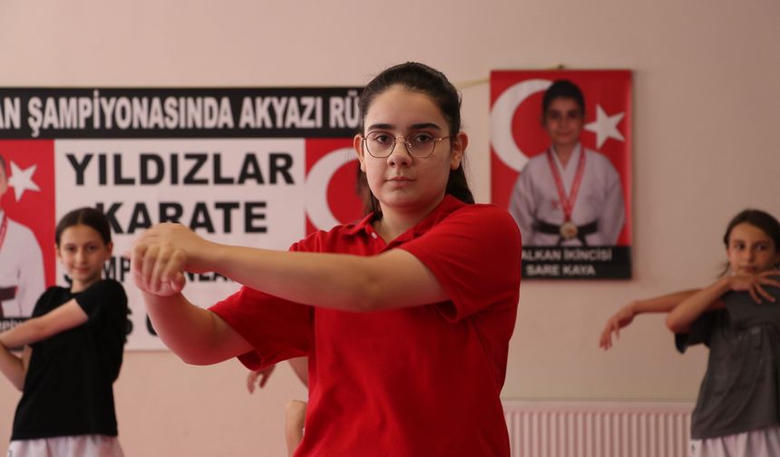 Milli karateci Sare Kaya'nın ilk dünya şampiyonasında hedefi zirve