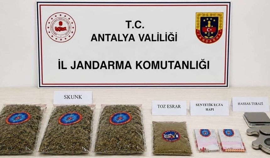 Antalya'da uyuşturucu operasyonu
