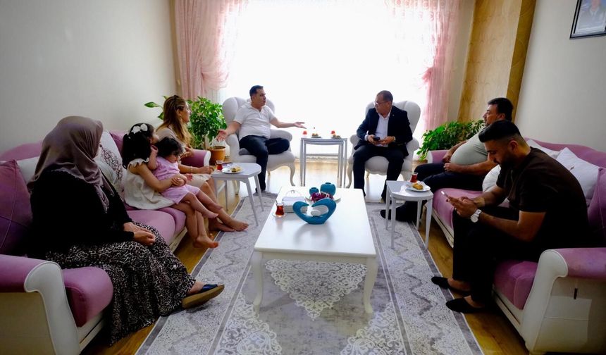 Başkan Dal'dan 15 Temmuz şehidinin ailesine ziyaret