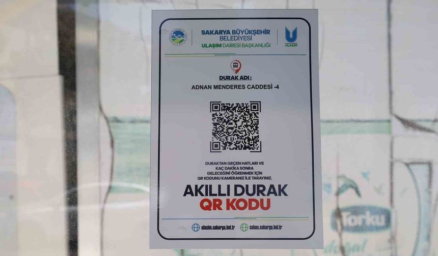 Büyükşehir QR Akıllı Durak Sistemini hayata geçiriyor