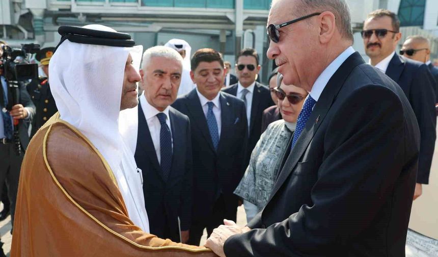 Cumhurbaşkanı Erdoğan'dan, Katar'a taziye ziyareti