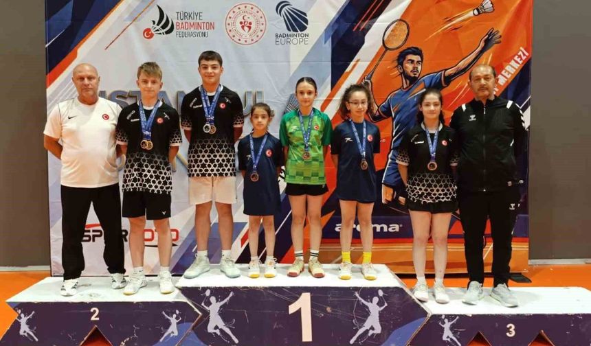 Erzincanlı milli sporculardan uluslararası turnuvada 9 madalya
