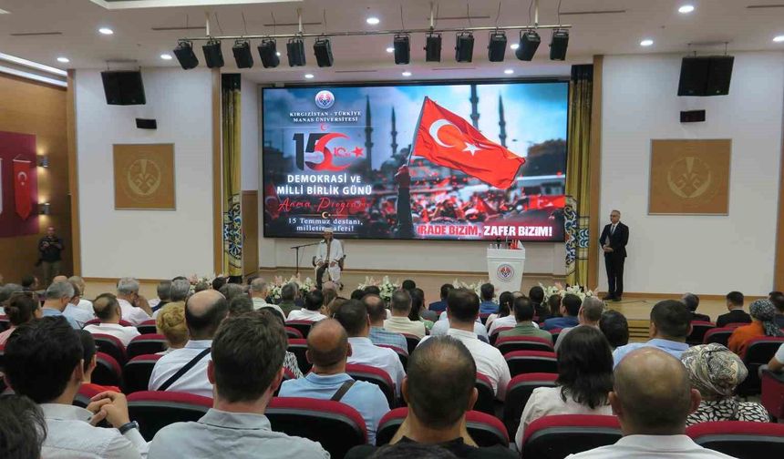Kırgızistan'da 15 Temmuz şehitleri anıldı