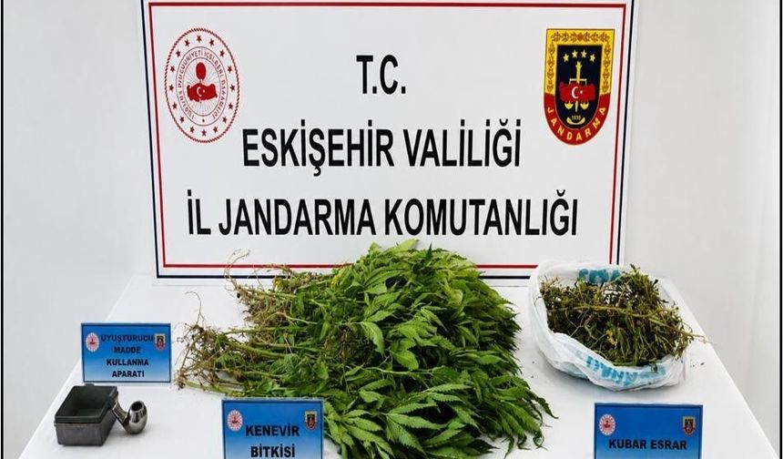 Sivrihisar'da uyuşturucu operasyonu, 1 zanlı tutuklandı
