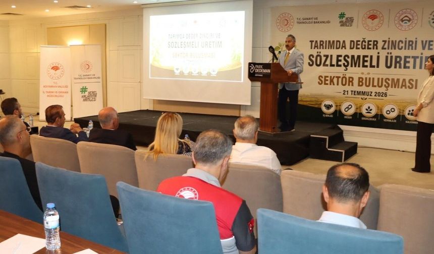 Tarım sektör temsilcileri bir araya geldi