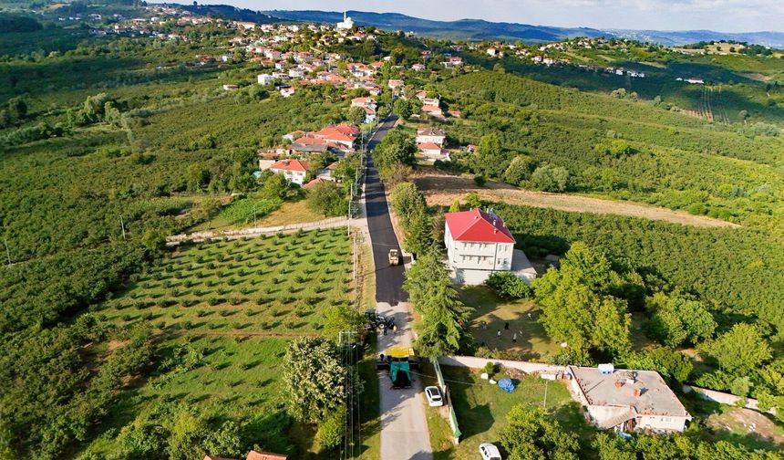 Bakırlı Mahallesi'nde 3,5 kilometrelik güzergah yenilendi