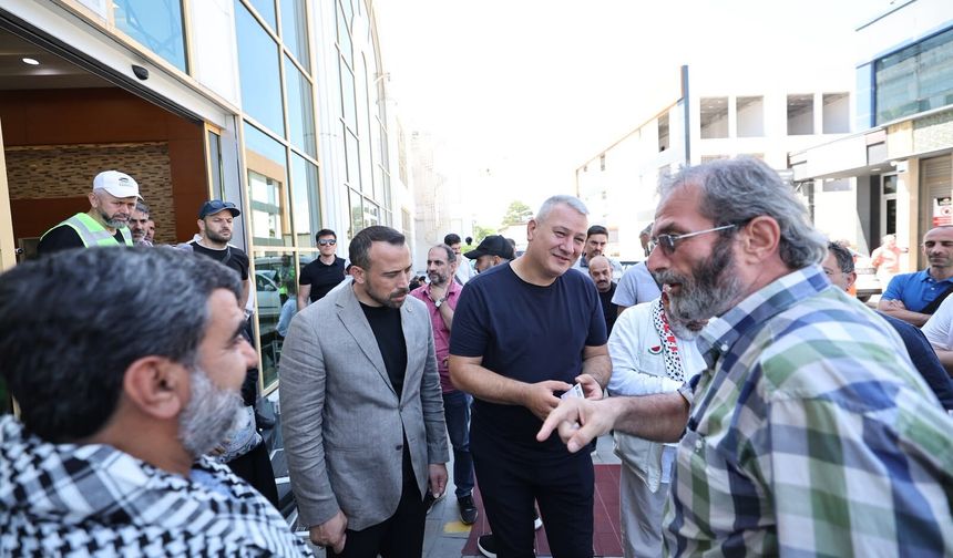 Başkan Osman Çelik'ten Filistin Konvoyu'na Anlamlı Ziyaret