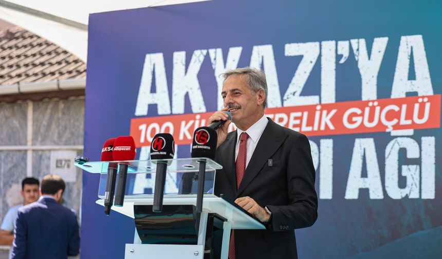 Akyazı’nın geleceğine 1 milyar TL’lik güvence