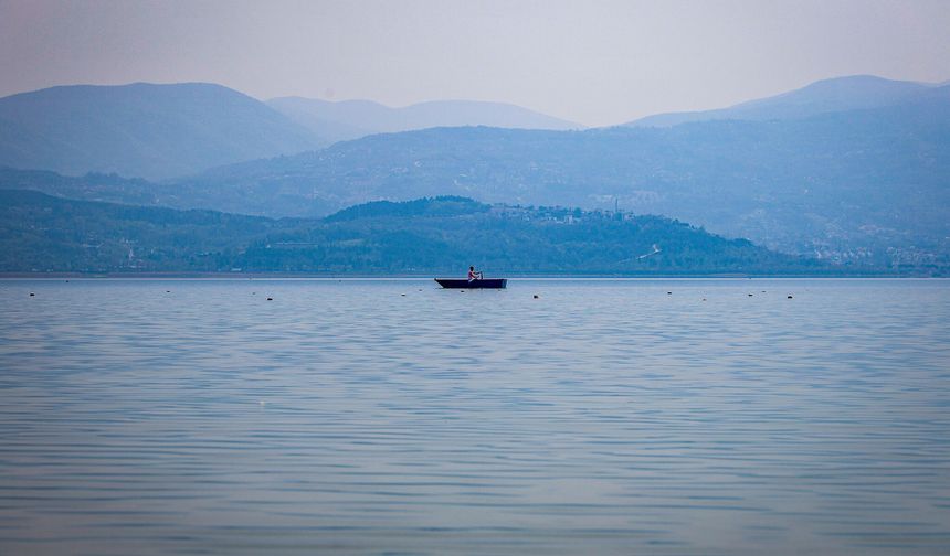 Sapanca Gölü’nün seviyesi geçen yılın 11 santimetre üzerinde