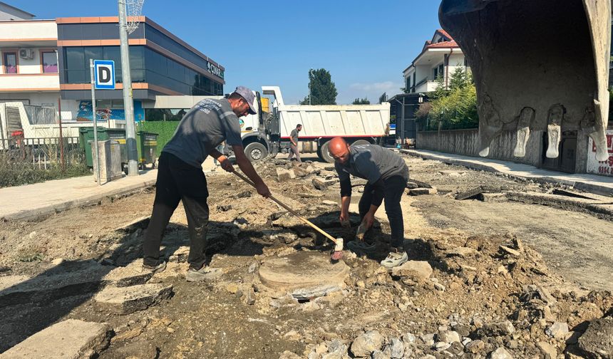 Serdivan’da Köprübaşı Mahallesi 18. Cadde Yenileniyor