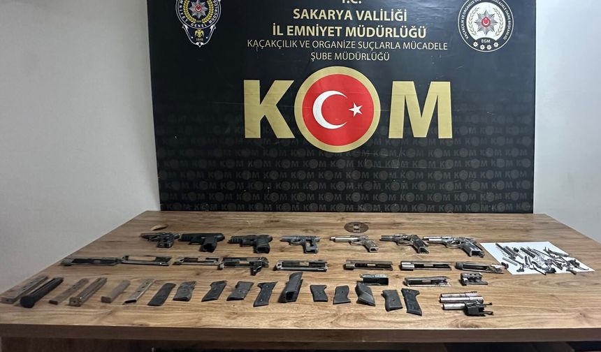 Serdivan'da silah imalathanesine baskın!