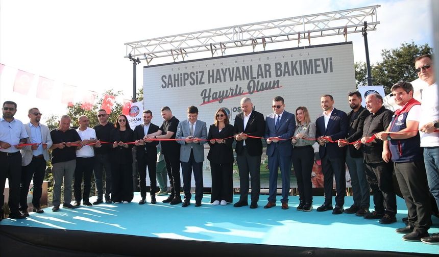 Serdivan Sahipsiz Hayvanlar Bakımevi hizmete açıldı