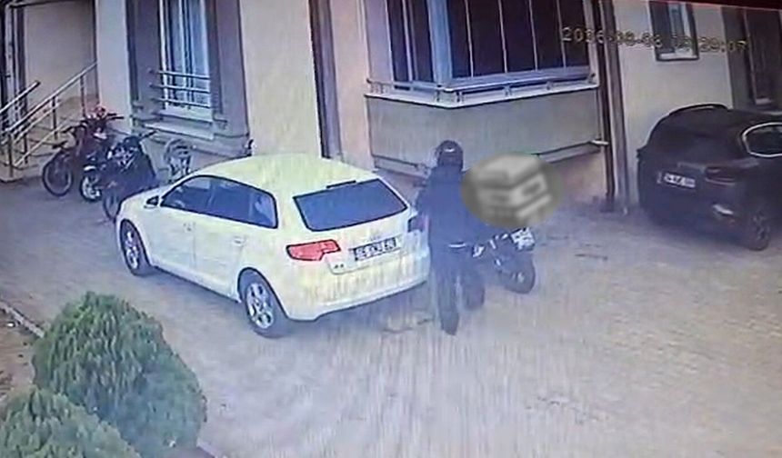 Kendi motosikleti gibi bindi, vitesi boşa atıp götürdü