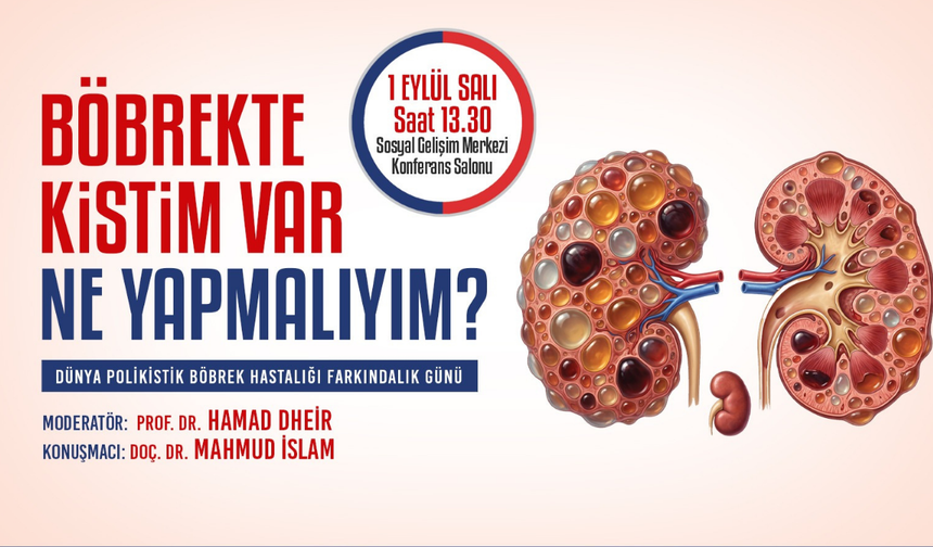 Polikistik böbrek hastalığına karşı farkındalık buluşması SGM’de