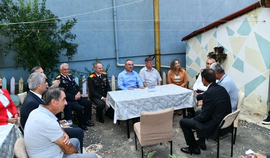 Tekirdağ Valisi Soytürk, gazi ve şehit ailelerini ziyaret etti