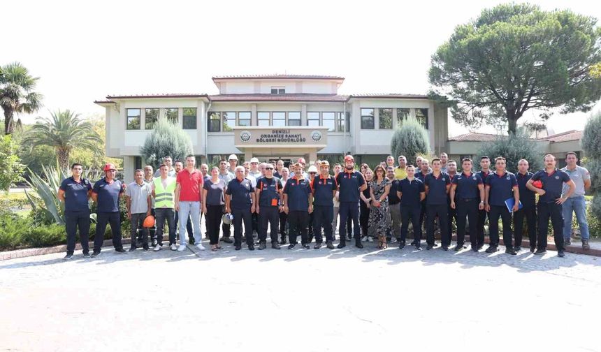 Denizli OSB'de deprem ve acil durum tatbikatı gerçekleştirildi