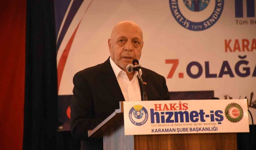HAK-İŞ Genel Başkanı Mahmut Arslan: 'Asgari Ücret Tespit Komisyonu'nun yapısı değişmeli'