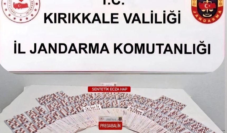 Kırıkkale'de jandarmadan uyuşturucu operasyonu: 1 gözaltı