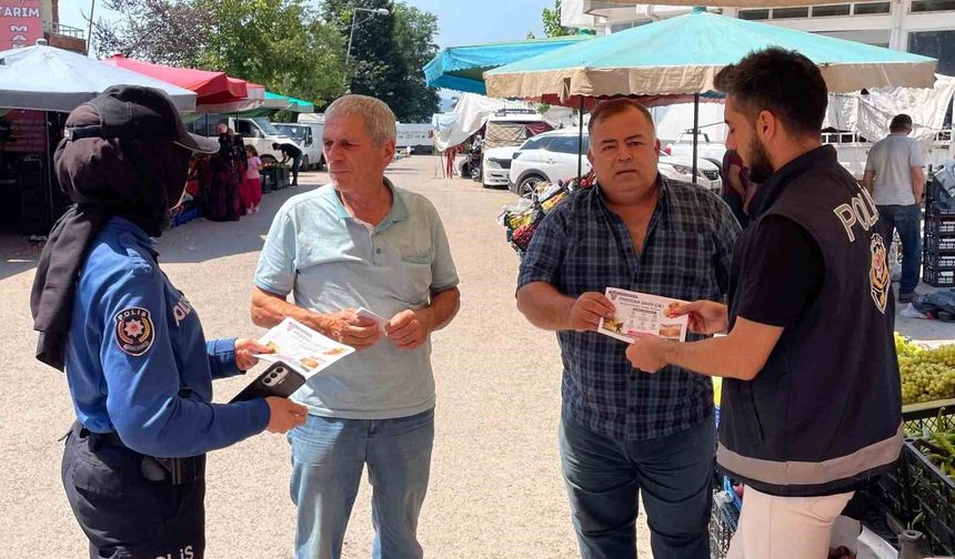 Ordu'da emniyetten fındık hırsızlığına karşı uyarı