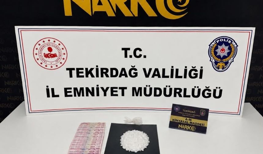 Tekirdağ'da uyuşturucu operasyonlarında 121 şüpheli hakkında işlem yapıldı