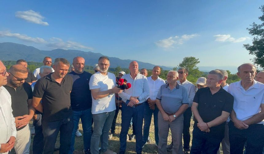 Hendek’te ortak mera için TOKİ protestosu