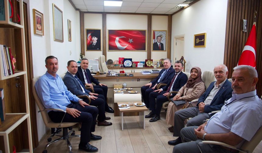 İlçe Milli Eğitim Müdürü Engin Kahraman'a ziyaret