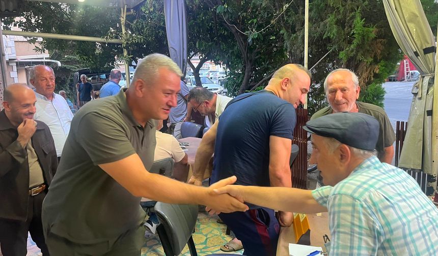 Başkan Çelik'ten Tarihi Hayri Kahvesine ziyaret