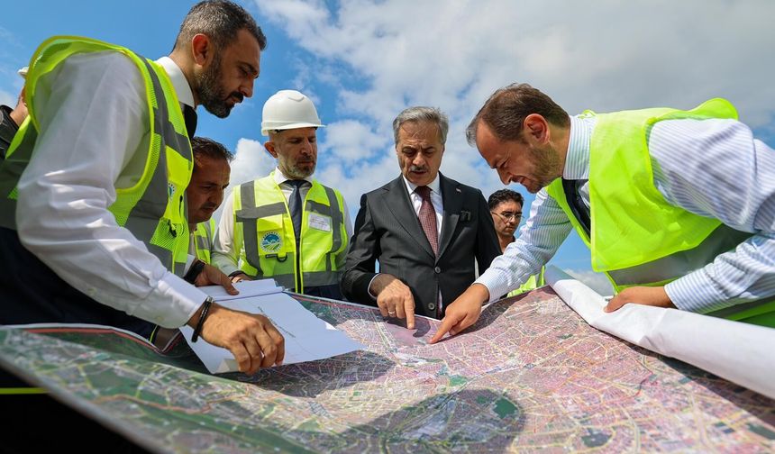 Yenikent-Yazlık hattında trafik rahatlıyor: Başkan Alemdar çalışmaları yerinde inceledi