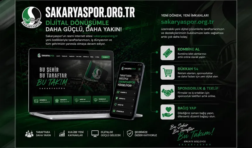 Sakaryaspor’da Dijital Dönüşüm