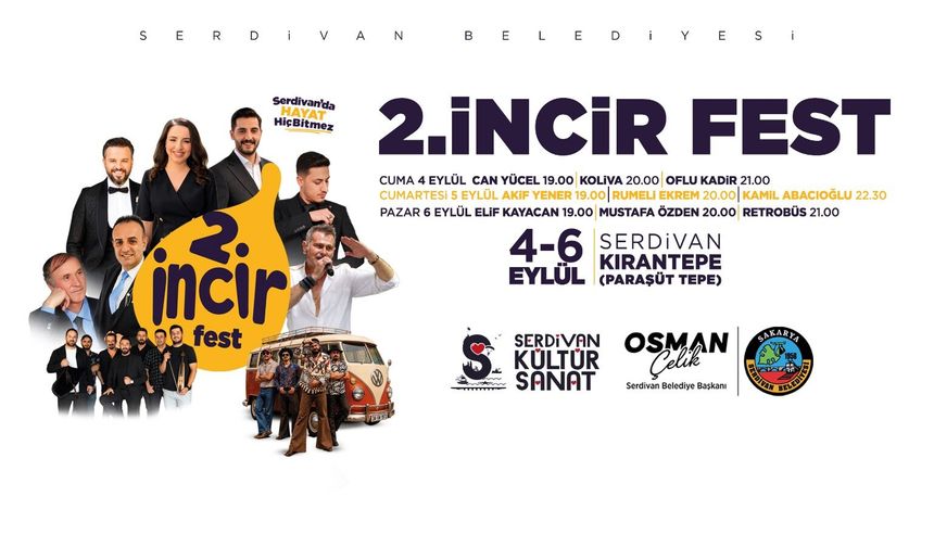 Serdivan’da Coşku İncir Festivali ile Yarın Başlıyor