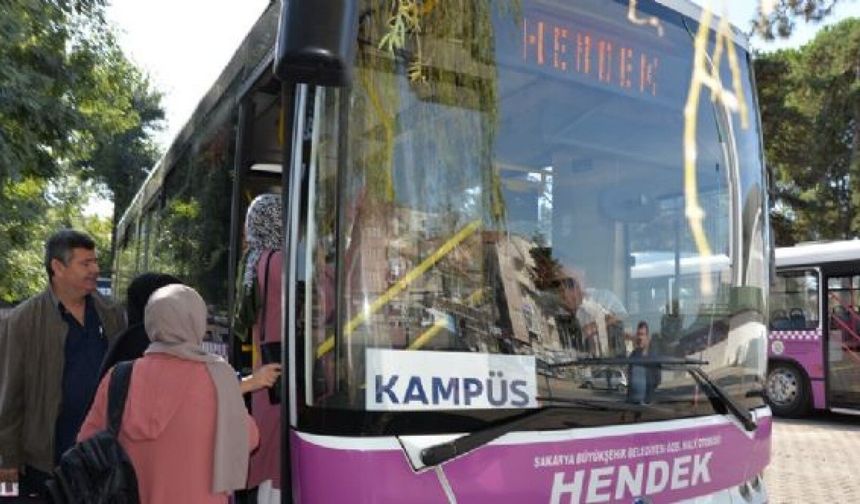 Hendek- Kampüs seferleri 21 Eylül'de başlıyor