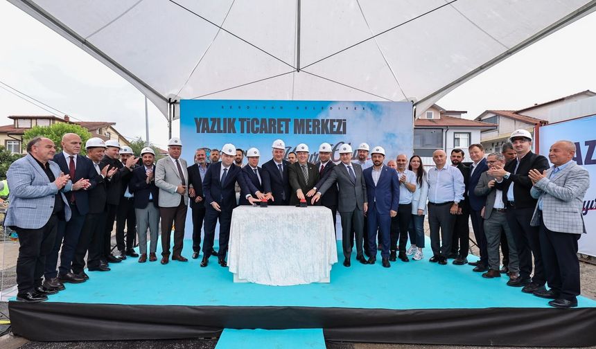 Serdivan’da Yazlık Ticaret Merkezi’nin Temeli Atıldı