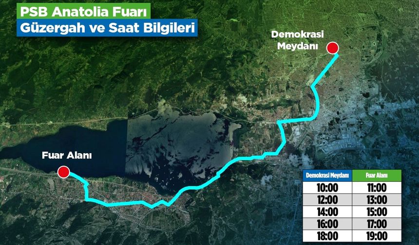 Büyükşehir’den dev fuar için ücretsiz ulaşım