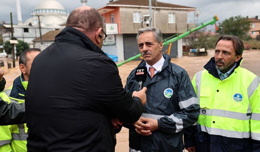 “Vatandaşlarımız müsterih olsun, tüm imkanlarımızla sahadayız”