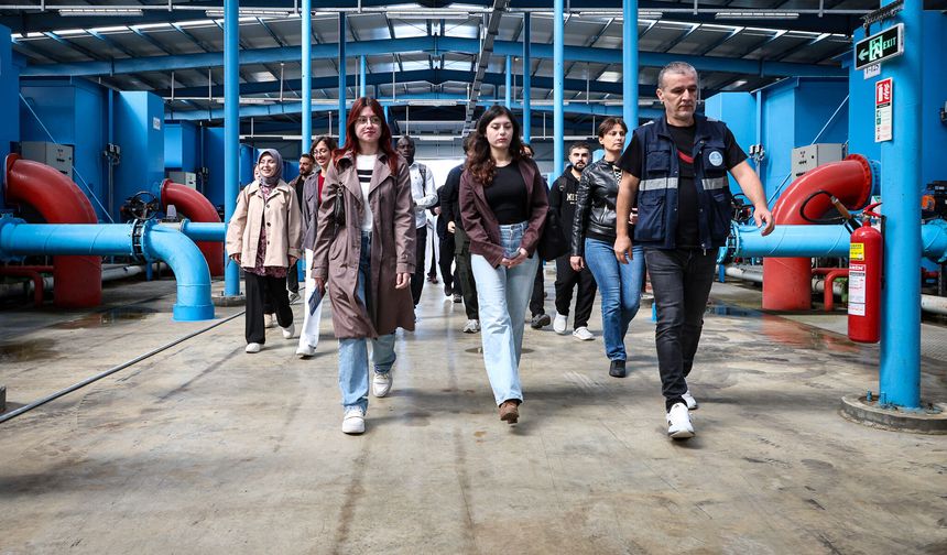 Hekim adayları Hızırilyas’ta içme suyu, Karaman’da atık su arıtma süreçlerini inceledi