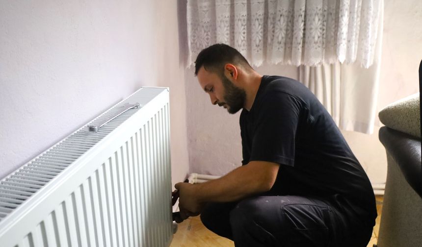 Haneleri doğalgazla buluşturmak için montajlar başladı